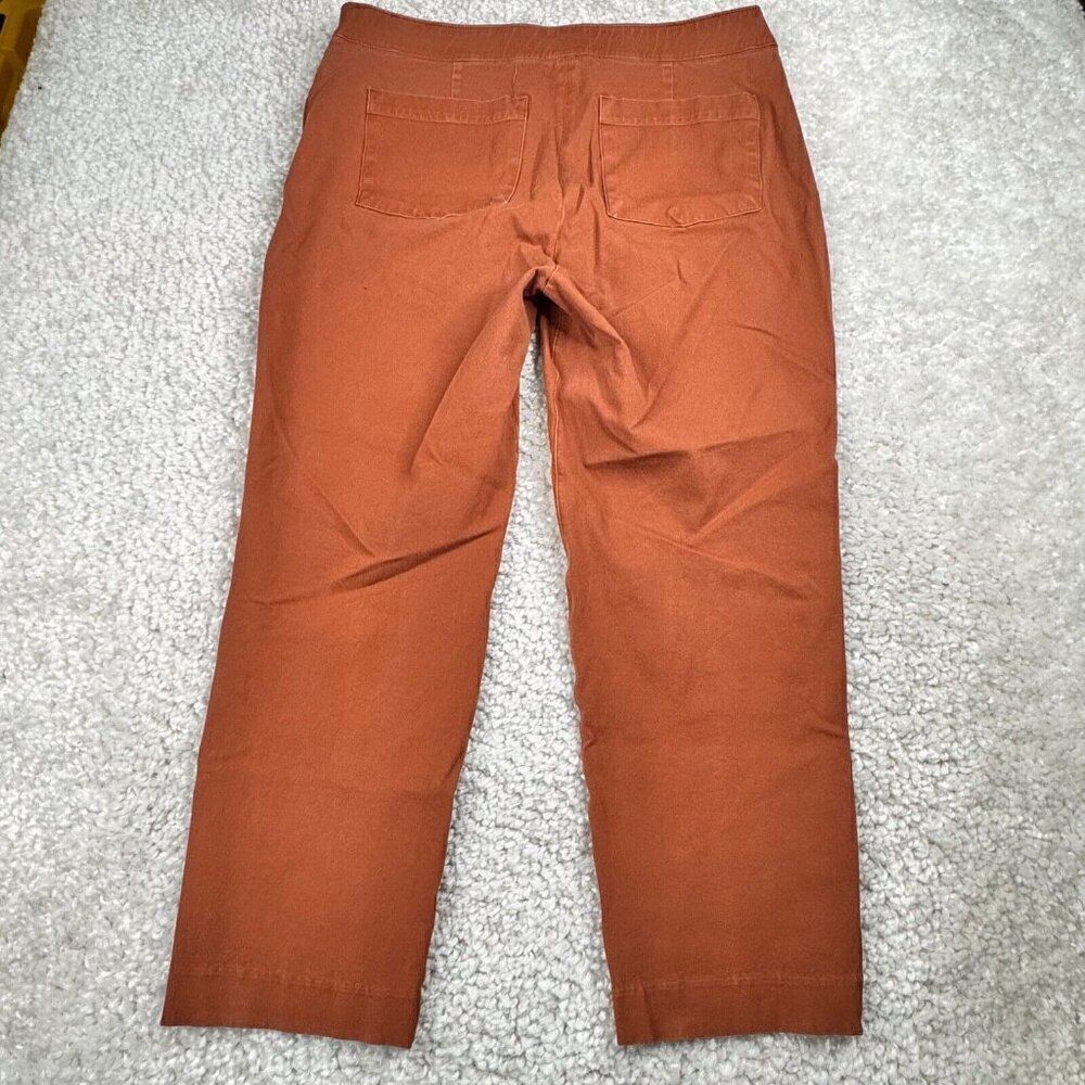 Spanx On The Go Ankle Slim Stretch Cropped Pant Bronzed Glow FLAWS - Picture 3 of 13